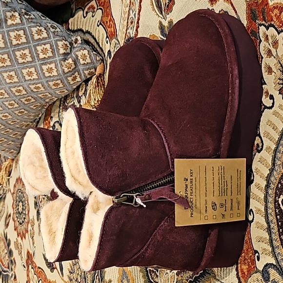 BEARPAW: RETRO MAREN: Cadet Navy OR Eggplant Sz 9 - BNIB! - Picture 3 of 14